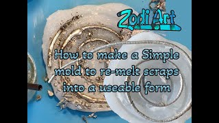 How to make a simple mold to re-melt scraps into a useable form