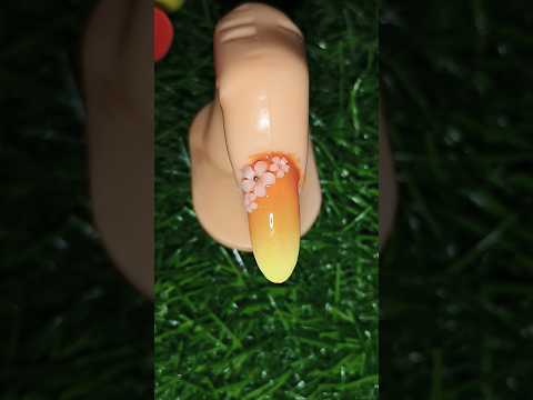 Ombre Nail Art 💅 #ombrenails #nails #nailextension #nailart #flowernails #viral #shorts