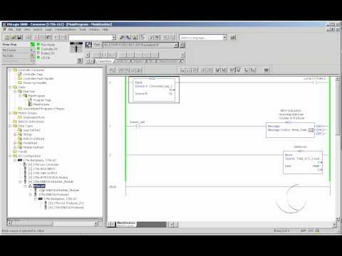 How to configure a Produce and Consume Tag in RSLogix5000