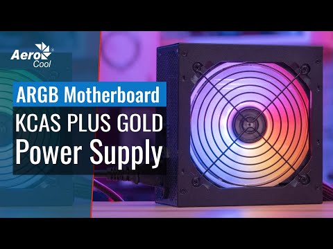 Maitinimo Blokas - Aerocool Kcas Plus, Auksinis, 850W, Juodas video