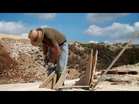 Abbau des Solnhofener Naturstein