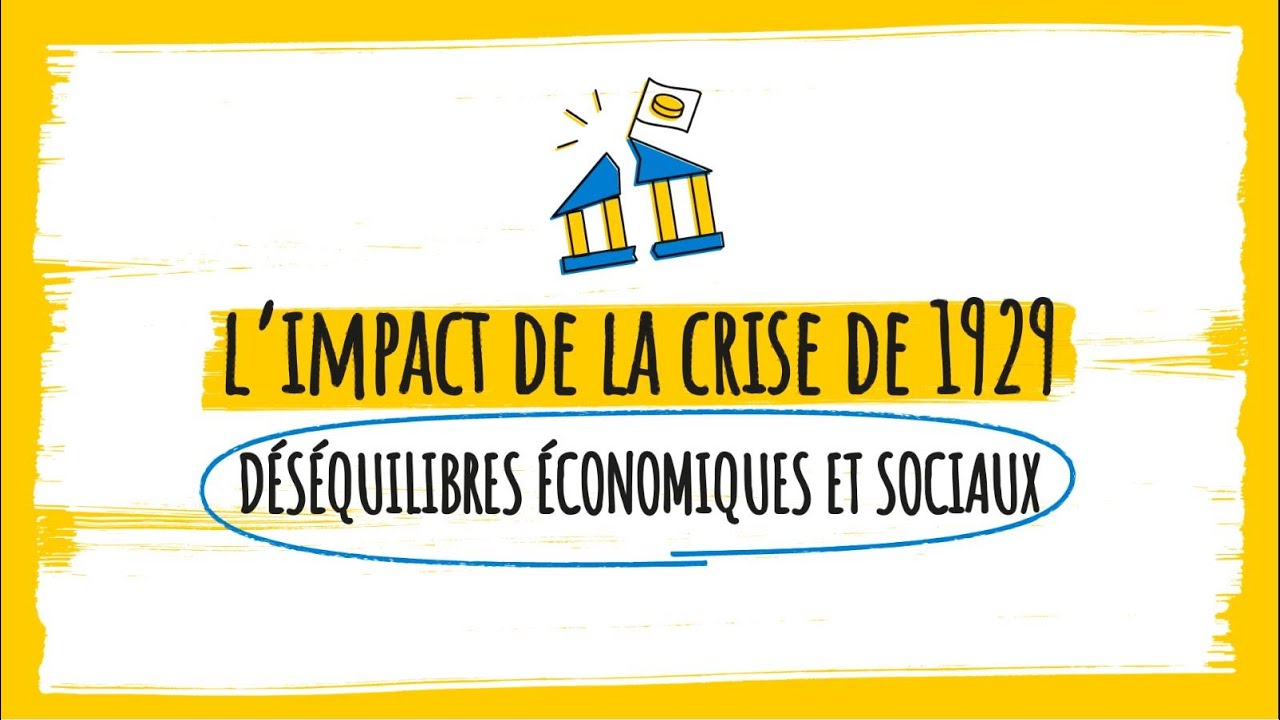 L'essentiel en 3 minutes : L'impact de la crise de 1929 : déséquilibres économiques et sociaux
