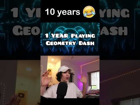 1 Minute vs 10 Years Playing Geometry Dash!