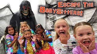 Escape the Babysitter! Haunted House Prank on Babysitters!!