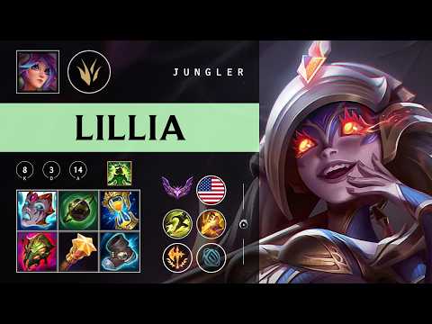 Lillia Jungle vs Diana - NA Master Patch 26.03
