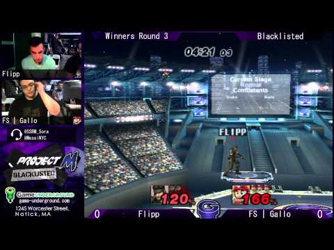 Blacklisted PM Bracket WR2: Flipp (Snake) vs. FS | Gallo (Mario)