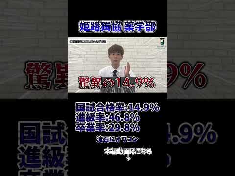 薬学科 【史上最悪の薬学部】姫路獨協大学薬学部