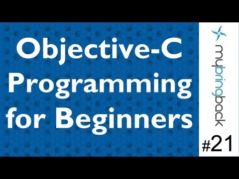 Learn Objective C Tutorial 1.21 Intro to Objects pt1