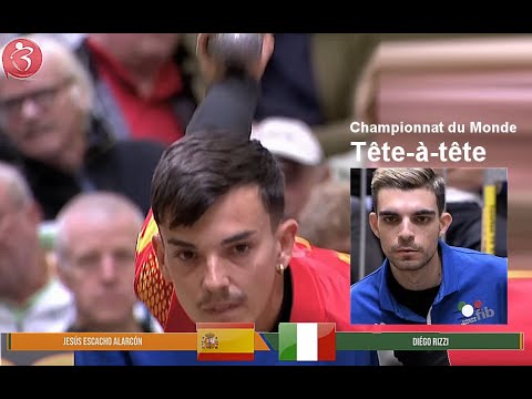 👍 Championnats du Monde 2022 de pétanque : ESPAGNE vs ITALIE Finale du tête-à-tête
