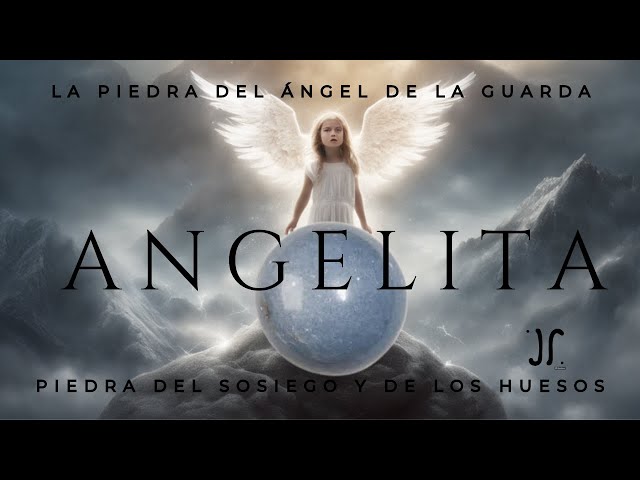 Vídeo relacionado con EDZZEL Figura de ángel de la guarda de cristal de hematita oscura tallada a mano, estatua de piedras preciosas de 5 cm con selenita del desierto de rosas (1 unidad)