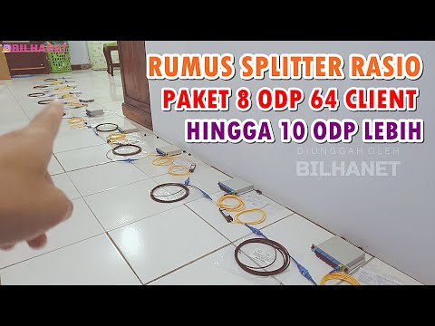 ODP Relay Topology with Ratio Splitter for 8 to 10 Points (64 Clients+)