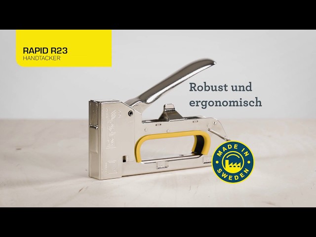 Video Teaser für Rapid PRO R23 Handtacker - DE
