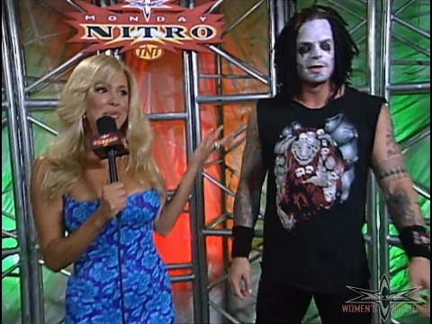 (720pHD): WCW Nitro 07/03/00 - Pamela Paulshock Interviews Vampiro