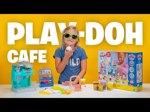 Unboxing Play-Doh Knetspaß Café - Anna macht Kaffee und Gebäck  - Smyths Toys Superstores DE