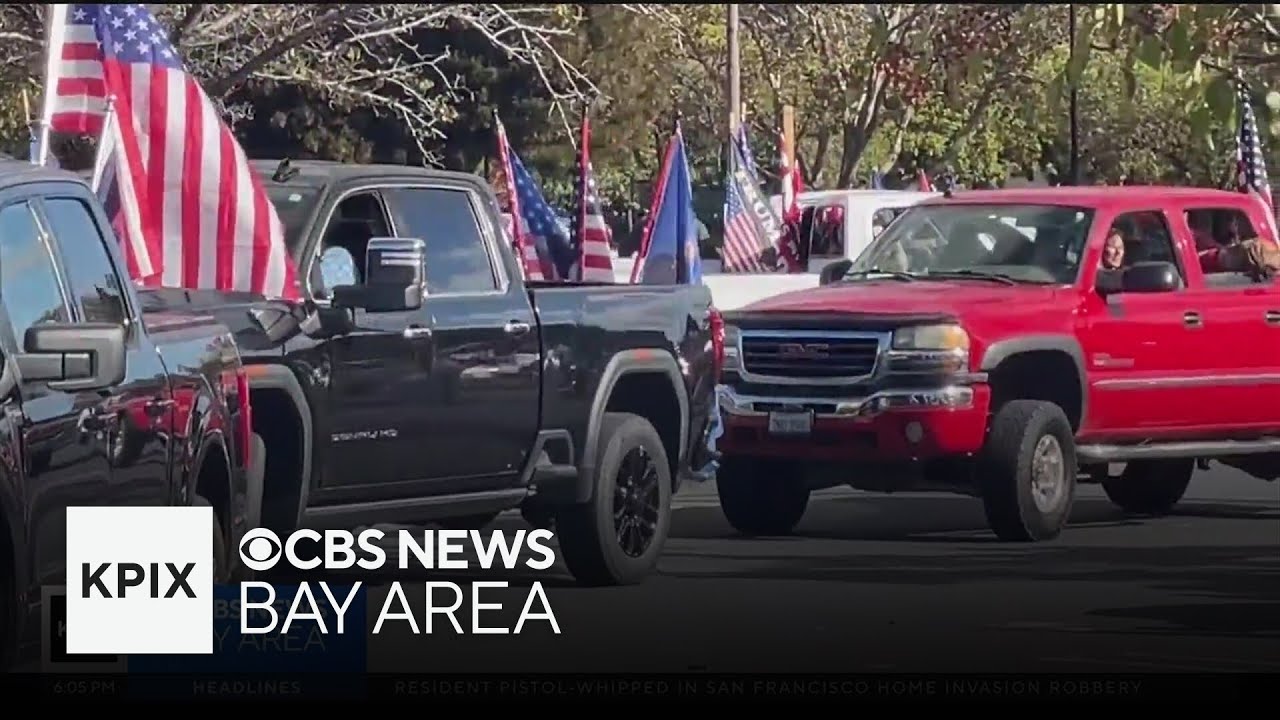 Supporters of former president Donald Trump in Bay Area hold rally ahead of election
