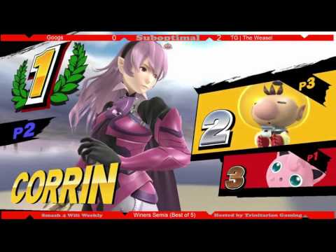 Suboptimal 3 Winners Semis TG|The Weasel (Corrin) vs. Googs (Olimar)