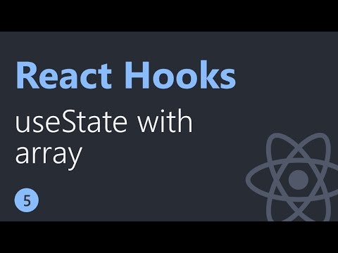 React Hooks Tutorial 5 useState with array