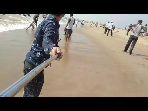 My Orissa tour on golden beach in 2019