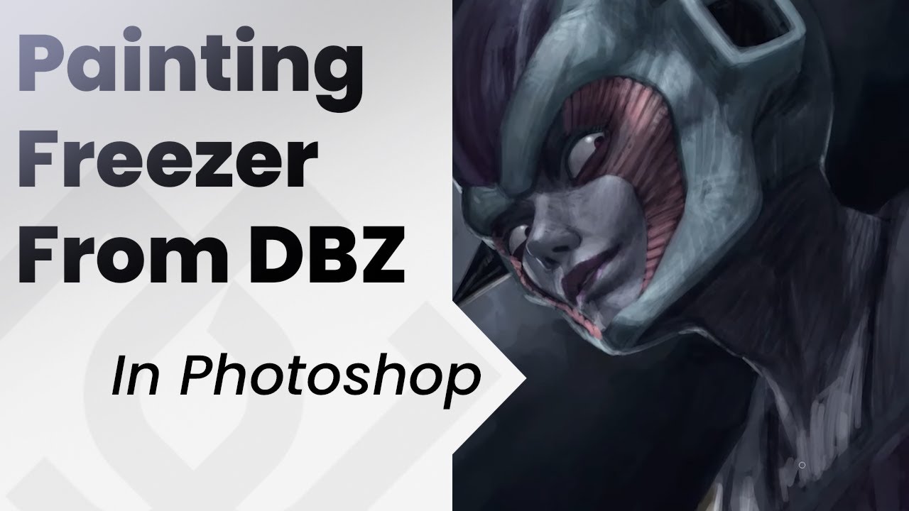 Painting Freezer fan art, frieza from Dragon Ball Z