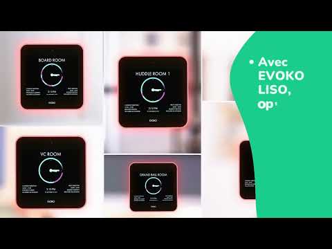 Evoko Liso révolutionne la gestion des salles de réunion avec une planification simplifiée.