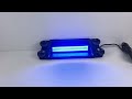 Vnútorny modro-červený LED predátor - 24x 1,5W (332x116x76mm) - Video Youtube
