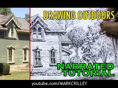 Drawing Outdoors: Pen & Ink [Narrated Tutorial]