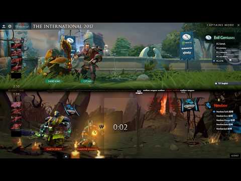 Newbee vs Evil Geniuses | Game 2 | TI 2017 | Main Event  | 1080p60