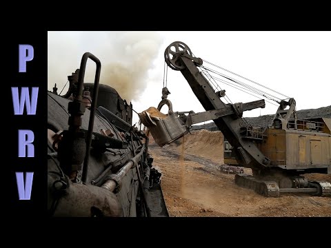 Chinese Railways - Footplate Ride On Sandaoling's JS8194 To The Coal Pit For a Load of Spoil &Return