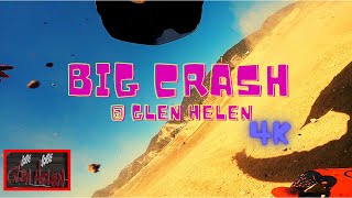 I crashed riding my 2022 KX450SR at Glen Helen Raceway and tore my patellar tendon.