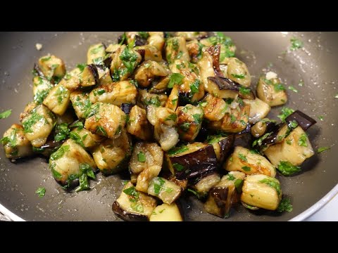 Eggplant cooked like mushroom - An excellent side dish, original and tasty.