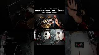 INSANE BLAST BEAT by TONY LAUREANO - ANGELCORPSE - SMOLDERING IN EXILE - DRUMS
