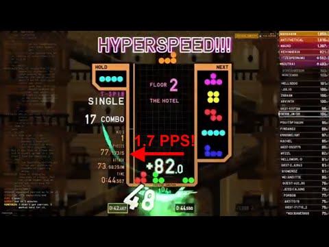 Hyperspeed? More Like HyperPLONK! - Tetr.io Quick Play 2
