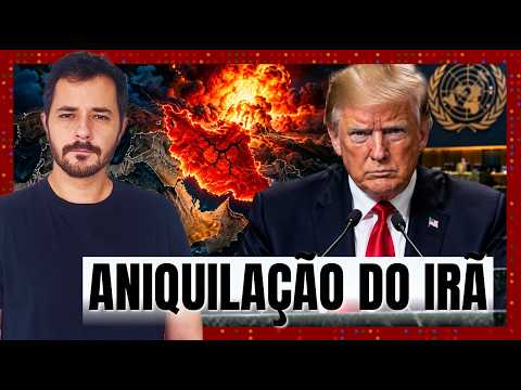 Trump AMEAÇA ANIQUILAR o Irã em Discurso na ONU