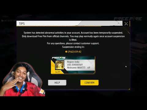 WAX777 ACCOUNT BAN IN LIVE😂😅#wax777 #freefire #freefire #raibrothers #malayalam #fyp