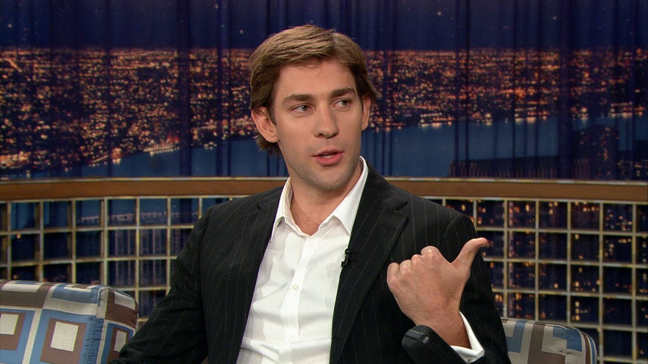 John Krasinski Stalked Conan and Christopher Walken | Late Night with Conan O’Brien - YouTube video featuring the word intersection
