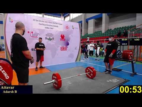 Asian Classic Powerlifting Championships, 53-59 kg All ages