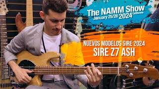 Video thumbnail for NAMM SHOW 2024: Sire Z7 Natural (ft. @DavidVause) by Gearhub