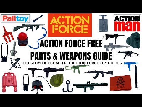 Action Force free weapons guide, a free guide to all Palitoy Action Force GI Joe action figures