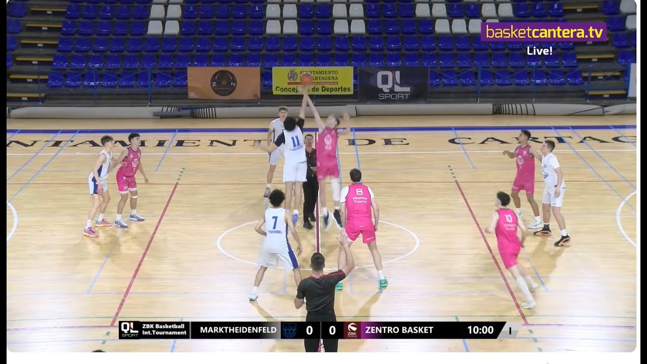 U18M.  TV MARKTHEIDENFELD vs ZENTRO BASKET MADRID.- ZBK Tournament International. Cartagena 2024