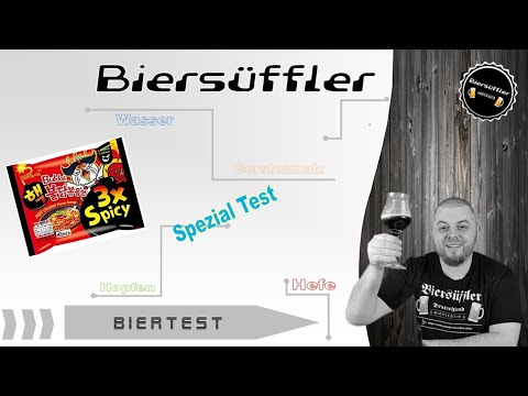 Biersüffler Testet Hot Samyang Ramen 3x Spicy (scharfe Nudeln)
