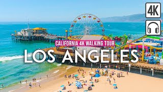 LOS ANGELES, California 4K Walking Tour - Captions & Immersive Sound [4K Ultra HD/60fps]