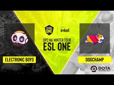 Dota2 - Electronic Boys vs. DogChamp - Game 1 - DPC NA Winter Tour - ESL One