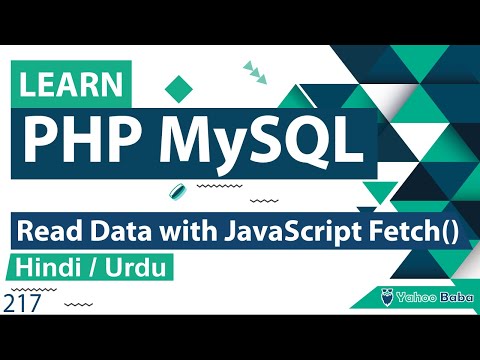 PHP MySQL CRUD Read Data Tutorial in Hindi Urdu