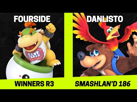 SmashLAN'd 186 Winners R3 - fourside (Bowser Jr.) vs Danlisto (Banjo) - SSBU Tournament