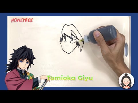 Demon Slayer Kimetsu no Yaiba [ 鬼滅の刃 ] Pancake Art bp5 - Tomioka Giyu  冨岡 義勇 | Honeybee