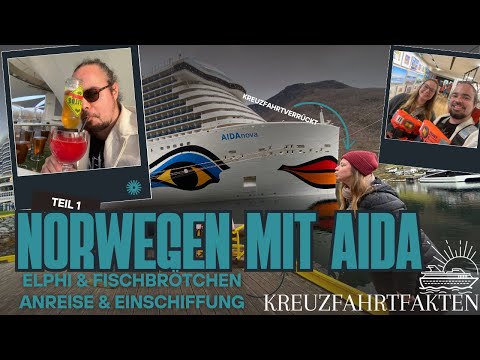 Unser Kreuzfahrt-Start: Einschiffung in Kiel | Norwegen ab Kiel bis Hamburg mit AIDAnova Vlog Teil 1