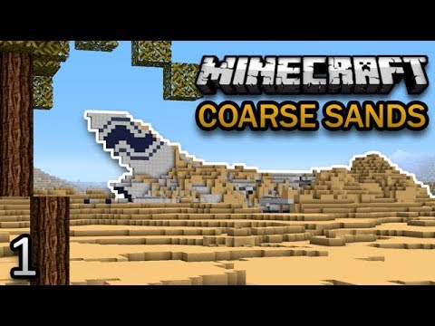 Minecraft: Coarse Sands Survival Ep. 1 - CRASH LANDING