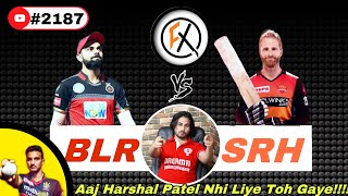 BLR VS SRH DREAM11 TEAM PREDICTION | ROYAL CHALLENGERS BANGALORE VS SUNRISERS HYDERABAD | RCB VS SRH