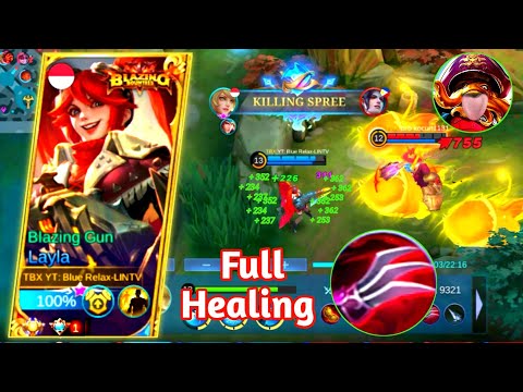Layla Full Healing For This Build - Layla Insane Lifesteal Build ~ MLBB