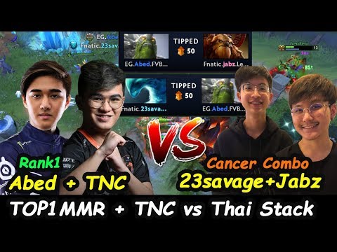 Fnatic.23savage [Morphling] vs EG.Abed [Tiny] + TNC Stack Insane Fight EpicGame Dota 2 pro Gameplay